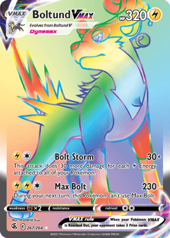 Boltund VMAX – Rare Rainbow