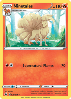 Ninetales – Uncommon – Fusion Strike