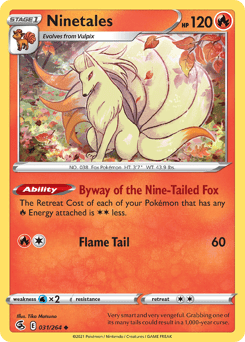 Ninetales – Uncommon – Fusion Strike