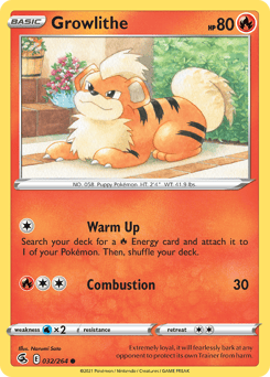 Growlithe – Common – Fusion Strike