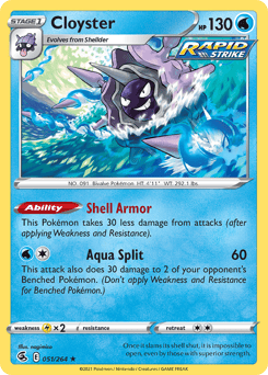 Cloyster – Rare – Fusion Strike