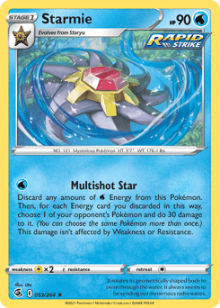 Starmie – Rare Holo – Fusion Strike