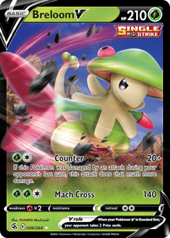 Breloom V – Rare Holo V