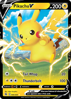 Pikachu V – Rare Holo V