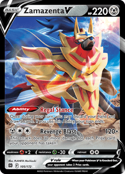 Zamazenta V – Rare Holo V