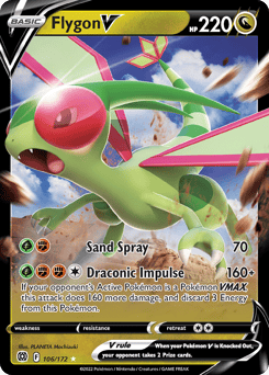 Flygon V – Rare Holo V