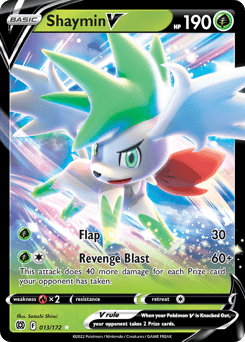 Shaymin V – Rare Holo V