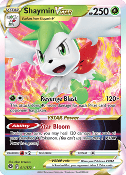 Shaymin VSTAR – Rare Holo VSTAR