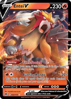 Entei V – Rare Holo V