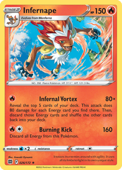 Infernape – Rare Holo