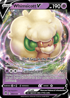Whimsicott V – Rare Holo V