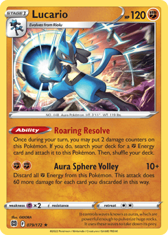 Lucario – Rare Holo