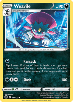 Weavile – Uncommon