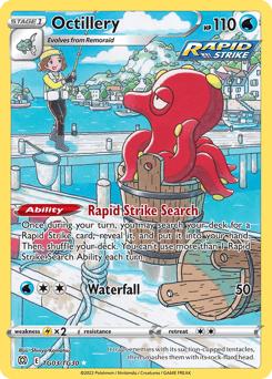 Octillery – Trainer Gallery Rare Holo