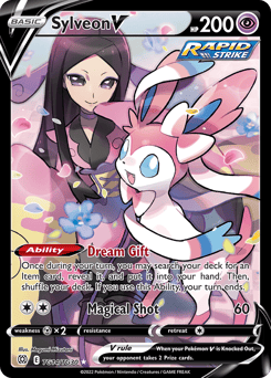 Sylveon V – Rare Holo V