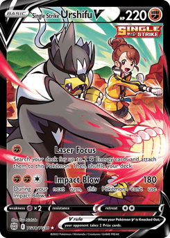 Single Strike Urshifu V – Rare Holo V