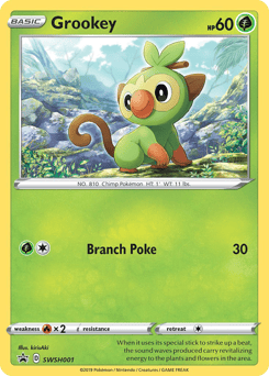 Grookey – Promo – SWSH Black Star Promos