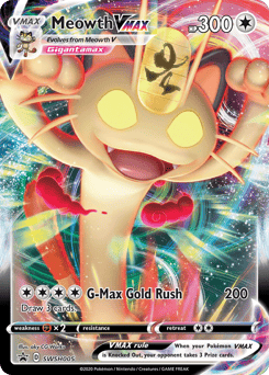 Meowth VMAX – Promo – SWSH Black Star Promos