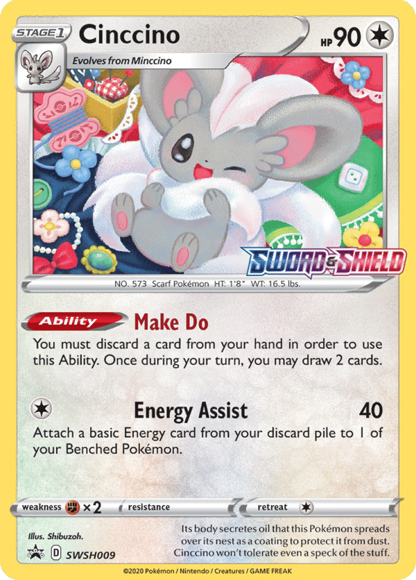Cinccino – SWSH Black Star Promos