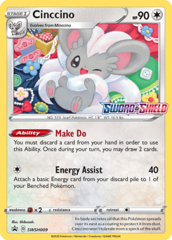 Cinccino – Promo – SWSH Black Star Promos