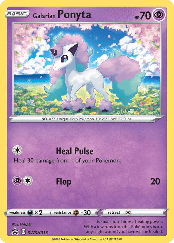 Galarian Ponyta – Promo – SWSH Black Star Promos
