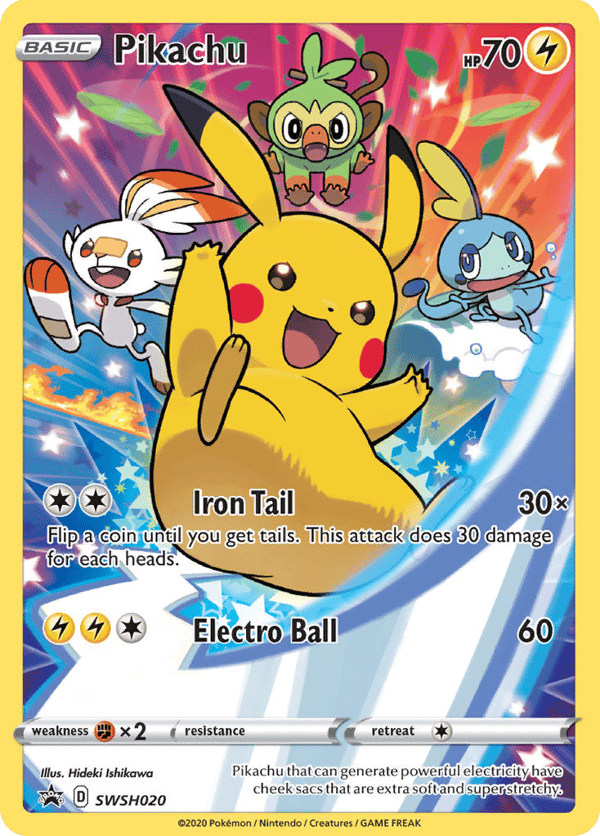 Pikachu – Promo – SWSH Black Star Promos