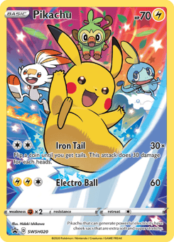 Pikachu – Promo – SWSH Black Star Promos