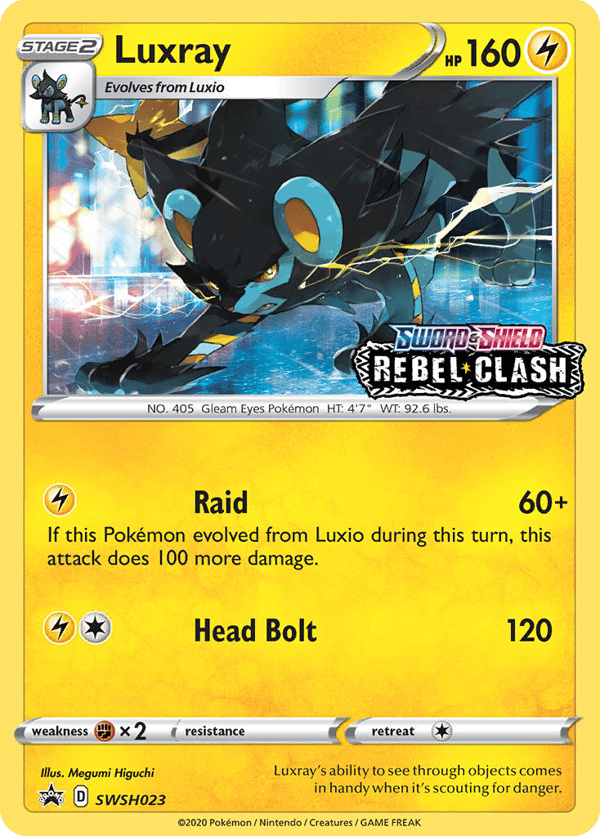 Luxray – SWSH Black Star Promos