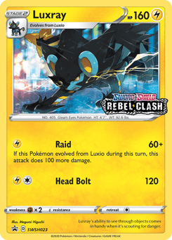 Luxray – Promo – SWSH Black Star Promos