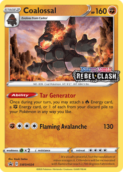Coalossal – Promo – SWSH Black Star Promos