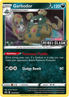 Garbodor – Promo – SWSH Black Star Promos