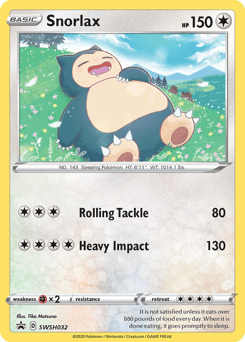 Snorlax – Promo – SWSH Black Star Promos