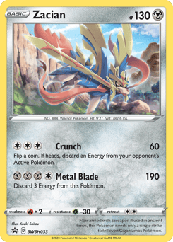 Zacian – Promo – SWSH Black Star Promos