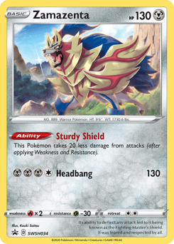 Zamazenta – Promo – SWSH Black Star Promos