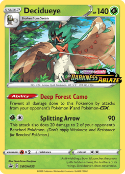 Decidueye – Promo – SWSH Black Star Promos