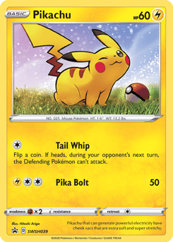 Pikachu – Promo – SWSH Black Star Promos
