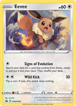 Eevee – Promo – SWSH Black Star Promos