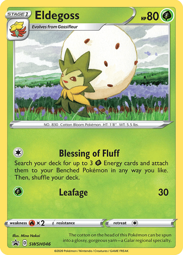 Eldegoss – SWSH Black Star Promos