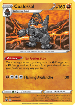 Coalossal – Promo – SWSH Black Star Promos