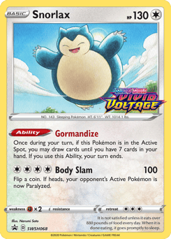 Snorlax – Promo – SWSH Black Star Promos