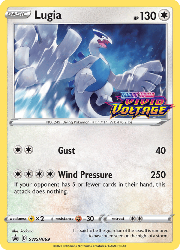 Lugia – SWSH Black Star Promos