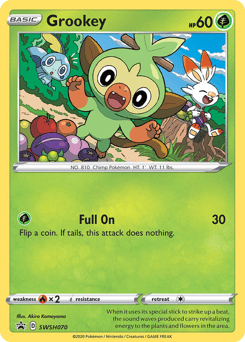 Grookey – Promo – SWSH Black Star Promos
