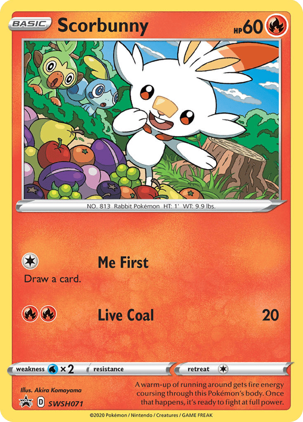 Scorbunny – SWSH Black Star Promos