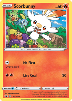 Scorbunny – Promo – SWSH Black Star Promos