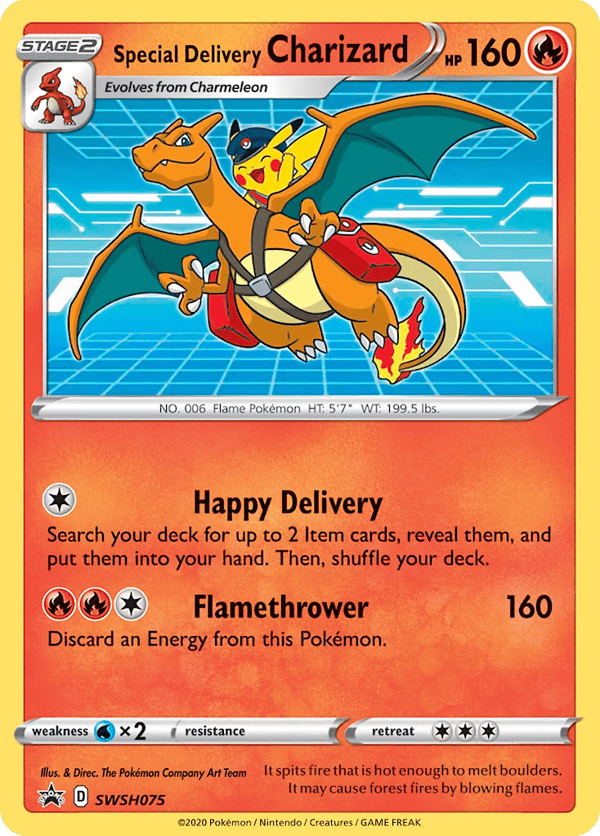 Special Delivery Charizard – SWSH Black Star Promos