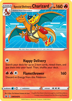 Special Delivery Charizard – Promo – SWSH Black Star Promos