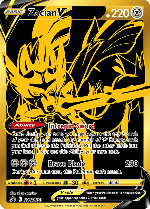 Zacian V – Promo – SWSH Black Star Promos