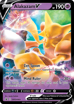 Alakazam V – Promo – SWSH Black Star Promos