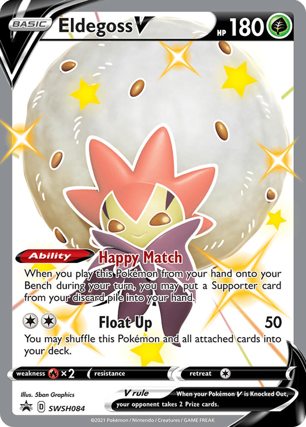 Eldegoss V – Promo – SWSH Black Star Promos