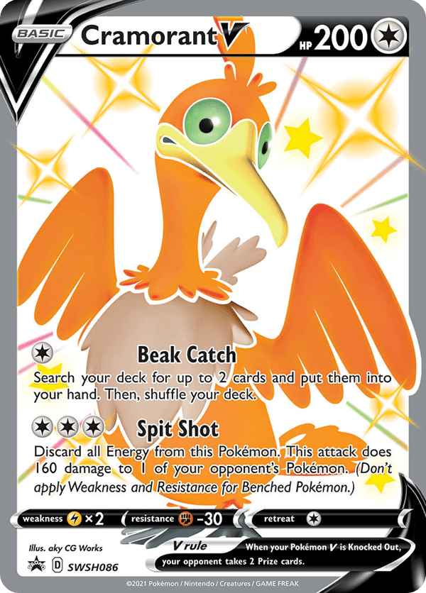 Cramorant V – SWSH Black Star Promos